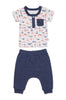 Marquise Boys Ahoy T-Shirt and Pant Set