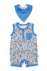 Marquise Boys Toolbox Romper & Bib