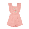 Rock Your Kid Pink Rose Romper in Dusty Pink