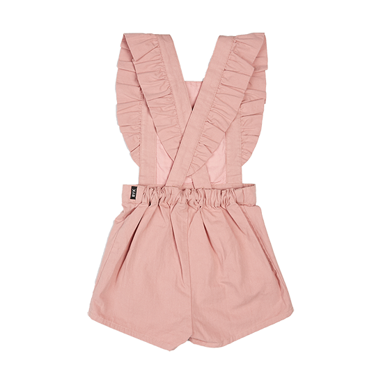 Rock Your Kid Pink Rose Romper in Dusty Pink