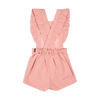 Rock Your Kid Pink Rose Romper in Dusty Pink