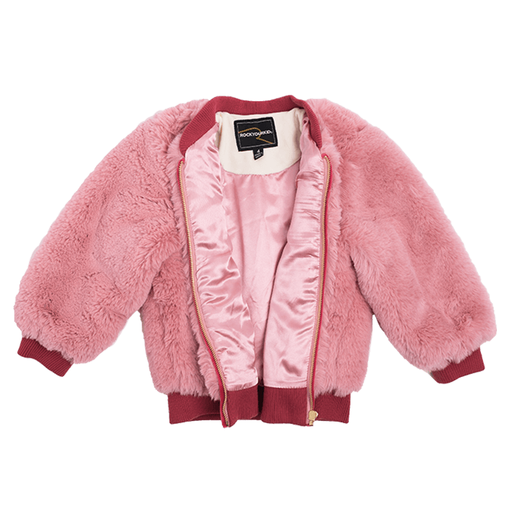 Rock Your Baby Bomber Jacket - Pink