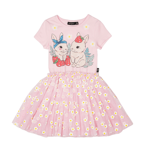 Jacabower Meaghan Butterfly Dress in Pink (Size 3-10)