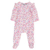 Bebe Mia Floral  L/S Romper  XS18-716