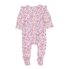 Bebe Mia Floral  L/S Romper  XS18-716