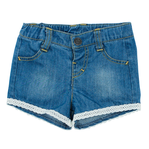 Paper Wings Vintage Shorts-Faded Turquoise