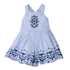 Bebe Betty Stripe Embroidery Playsuit- XS18-742