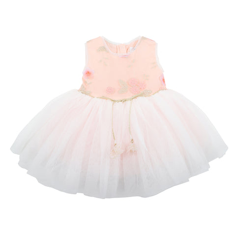 Bebe Blush Lace Dress XS18-818BL