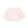 Bebe Penny Print Velour Jacket in Barely Pink (3M-2)