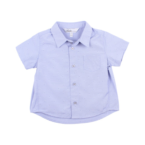 Bebe Harry Linen Jersey S/S Shirt in White (Size 000-7Y)