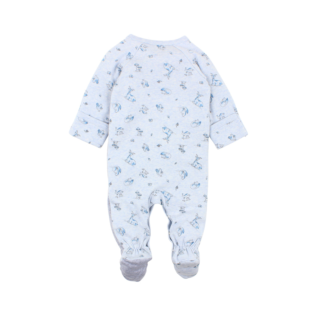 Bebe Alfie Wrap Romper in Alfie Print (Size PREM-6M)