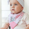 Becalm Baby Teething Bib - Petals