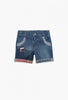 Boboli Boys Denim Bermuda Shorts