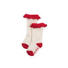 Rock Your Kid Ruffle Mid Length Socks- My Funny Valentine