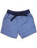 Korango Whale Chambray Shorts - Dark