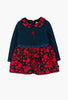 Boboli Fantasy Dress- Navy/Red
