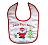 Korango 1st Chirstmas Bib - White/Red