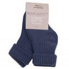 Marquise 2 Pack Steel Blue Knitted Socks - Sweet Thing Baby & Childrens Wear