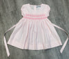 Vintagespired Hayley Smocked Pink Striped Dress