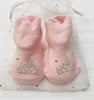 Britt Bear Crown Baby Socks-Pink