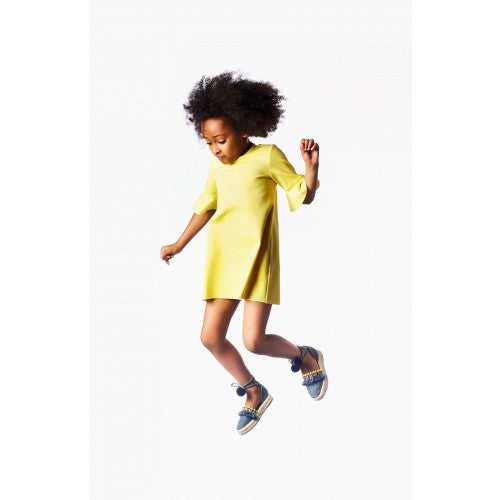 Walnut Arkie Girl's Espadrille Denim