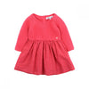 Bebe Layla Knit Bodice Dress - Pink (Size 3M-5Y)