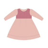 Korango Natural Class Full Smocked Twill Dress - Pink (Size NB-2Y)