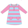 Korango Hot Air Balloon Knit Dress - Beige/Pink (Size NB-2)