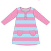 Korango Hot Air Balloon Knit Dress - Beige/Pink (Size NB-2)