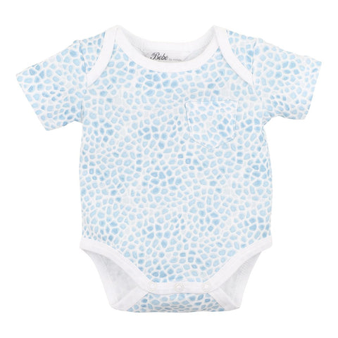 Marquise Towelling Zipsuit - Blue Stars (Size NB-1)