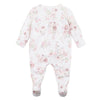 Bebe Amelie Floral L/S Zip Romper (Size NB-1)