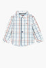 Boboli Check Shirt- Blue/Red/White