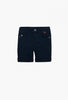 Boboli Boys Twill Bermuda Shorts- Navy